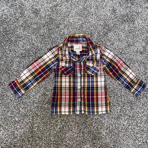 Peek Multicolor Plaid Button Down Shirt